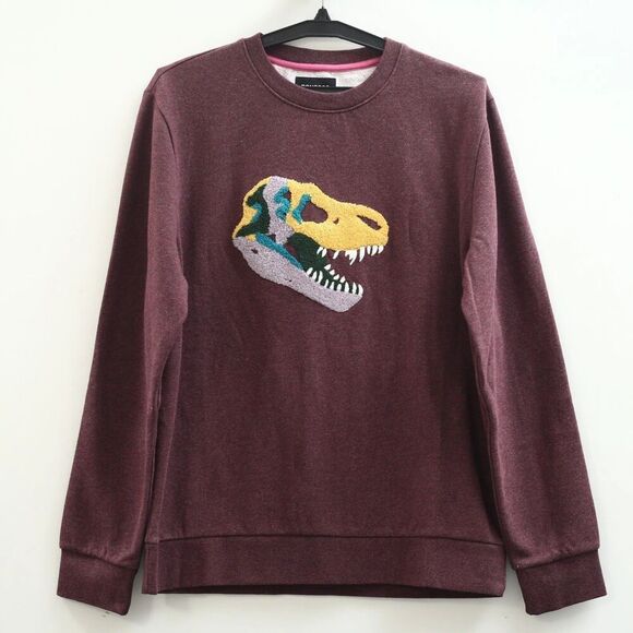 BONOBOS Critter Supersoft Fleece Crew Sweater Embroidered Long Sleeve XL 283442 - Picture 6 of 11